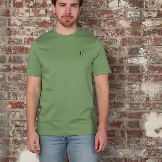 Lyle & Scott T-shirts Plain t-shirt - smoke green