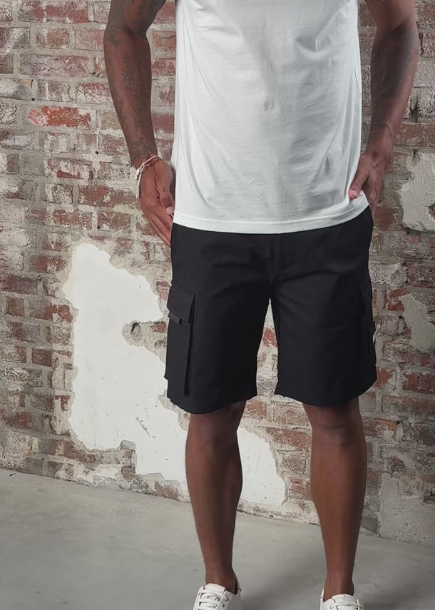Weekend Offender Korte Broeken Mascia cargo short - black