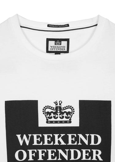 Weekend Offender T-shirts Prison - white
