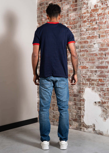 Sergio Tacchini T-shirts Supermac tee - maritime blue adrenaline rush nautical b