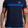 Sergio Tacchini T-shirts Supermac tee - maritime blue adrenaline rush nautical b