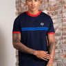 Sergio Tacchini T-shirts Supermac tee - maritime blue adrenaline rush nautical b