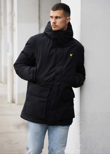 Lyle & Scott Jassen Membrane parka - jet black