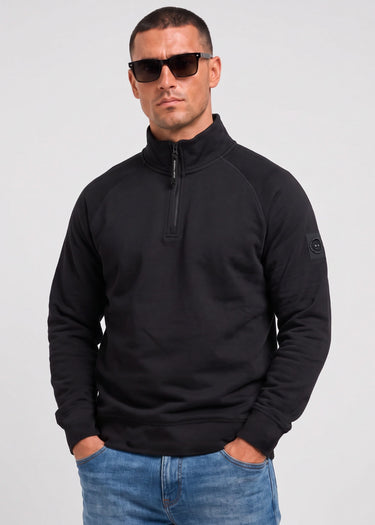 Siren quarter zip sweat - black - 1