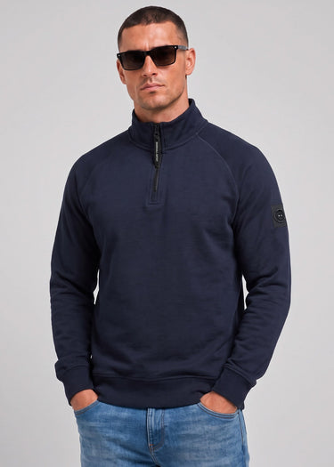 Siren quarter zip sweat - navy - 1