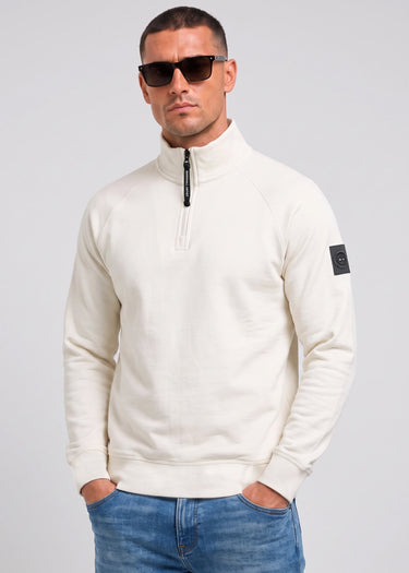 Siren quarter zip sweat - silver birch - 1