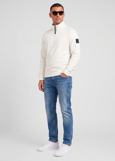Siren quarter zip sweat - silver birch - 4