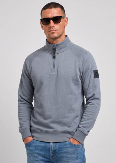 Siren quarter zip sweat - storm grey - 1
