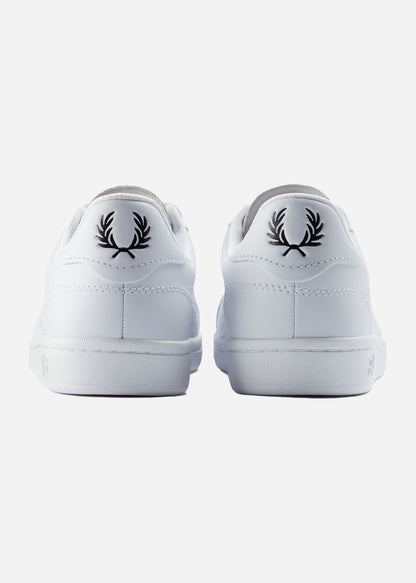 Fred Perry Schoenen  B721 perf leather branded - white black 