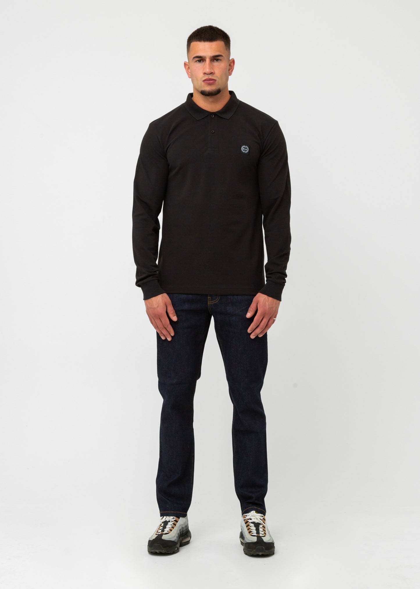 Marshall Artist Longsleeve Polo's  Siren ls polo - black 