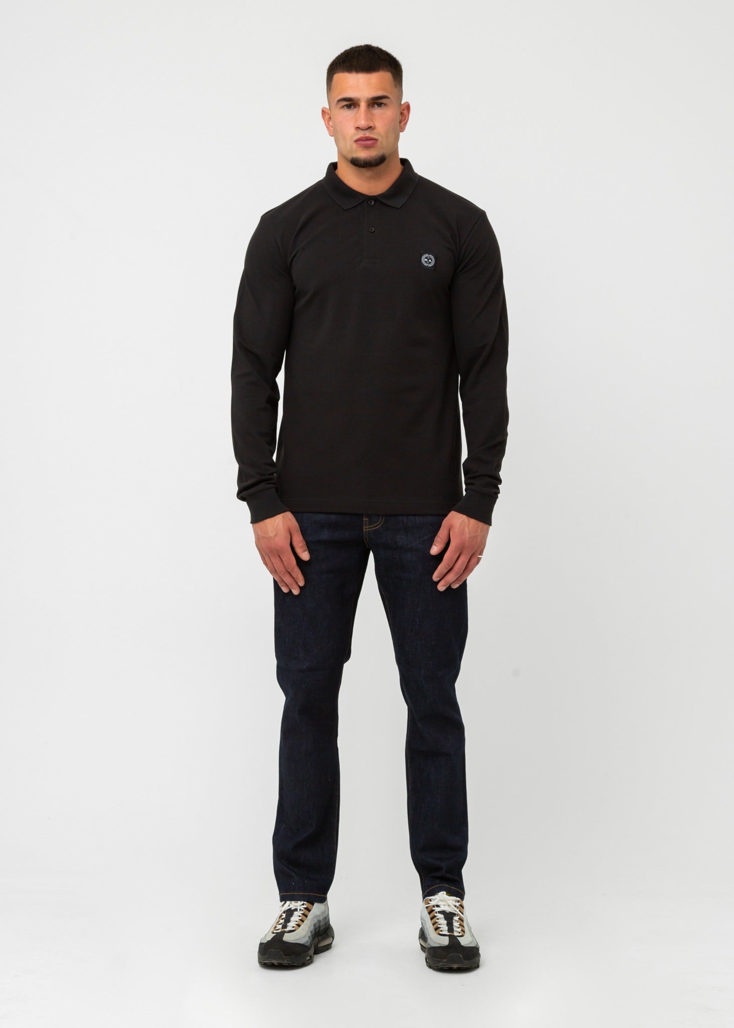 Marshall Artist Longsleeve Polo's  Siren ls polo - black 