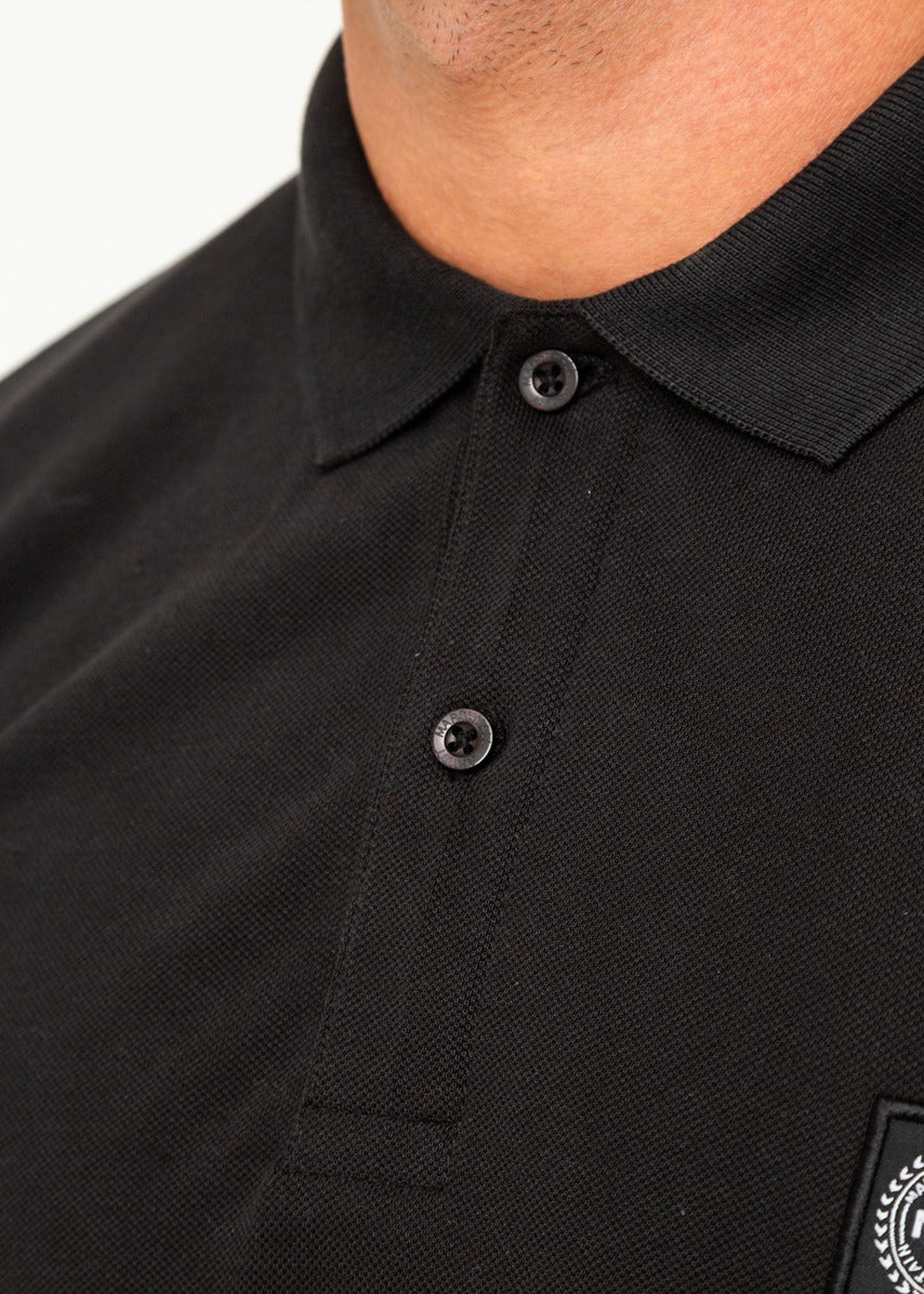 Marshall Artist Longsleeve Polo's  Siren ls polo - black 