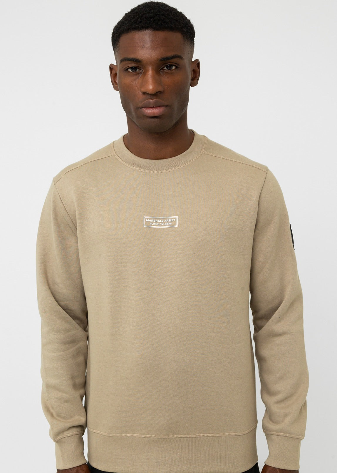 Marshall Artist Truien  Siren crewneck - stone 