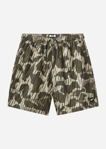 Weekend Offender Korte Broeken  Anzio camo - castle green rain camo 