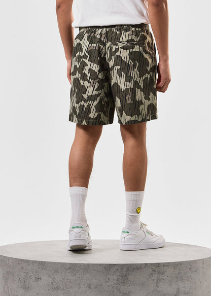 Weekend Offender Korte Broeken  Anzio camo - castle green rain camo 