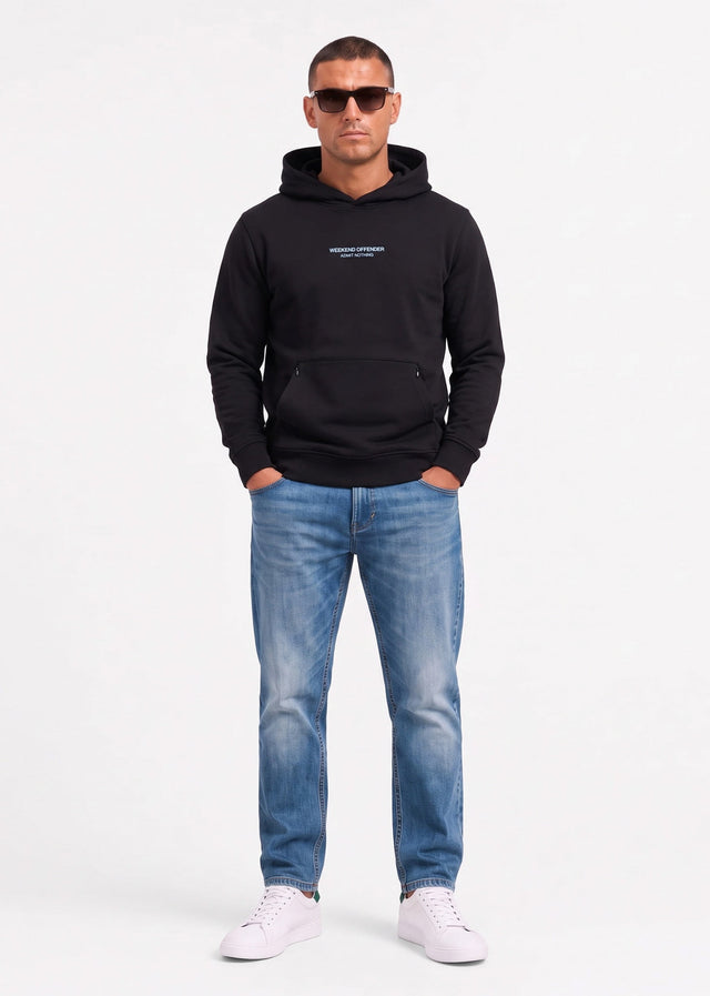 Weekend Offender Hoodies Cobain - black Blue Shadow