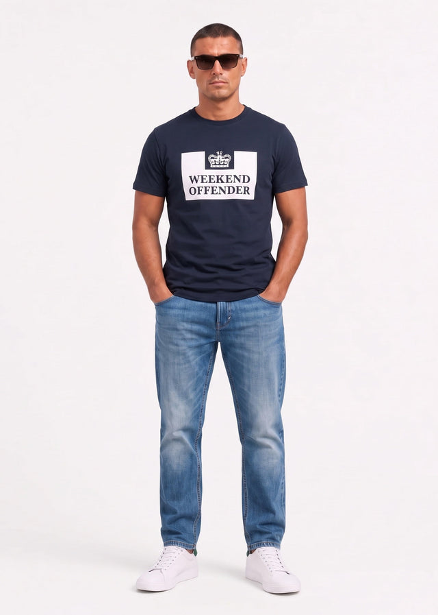 Weekend Offender T-shirts Prison t-shirt - navy