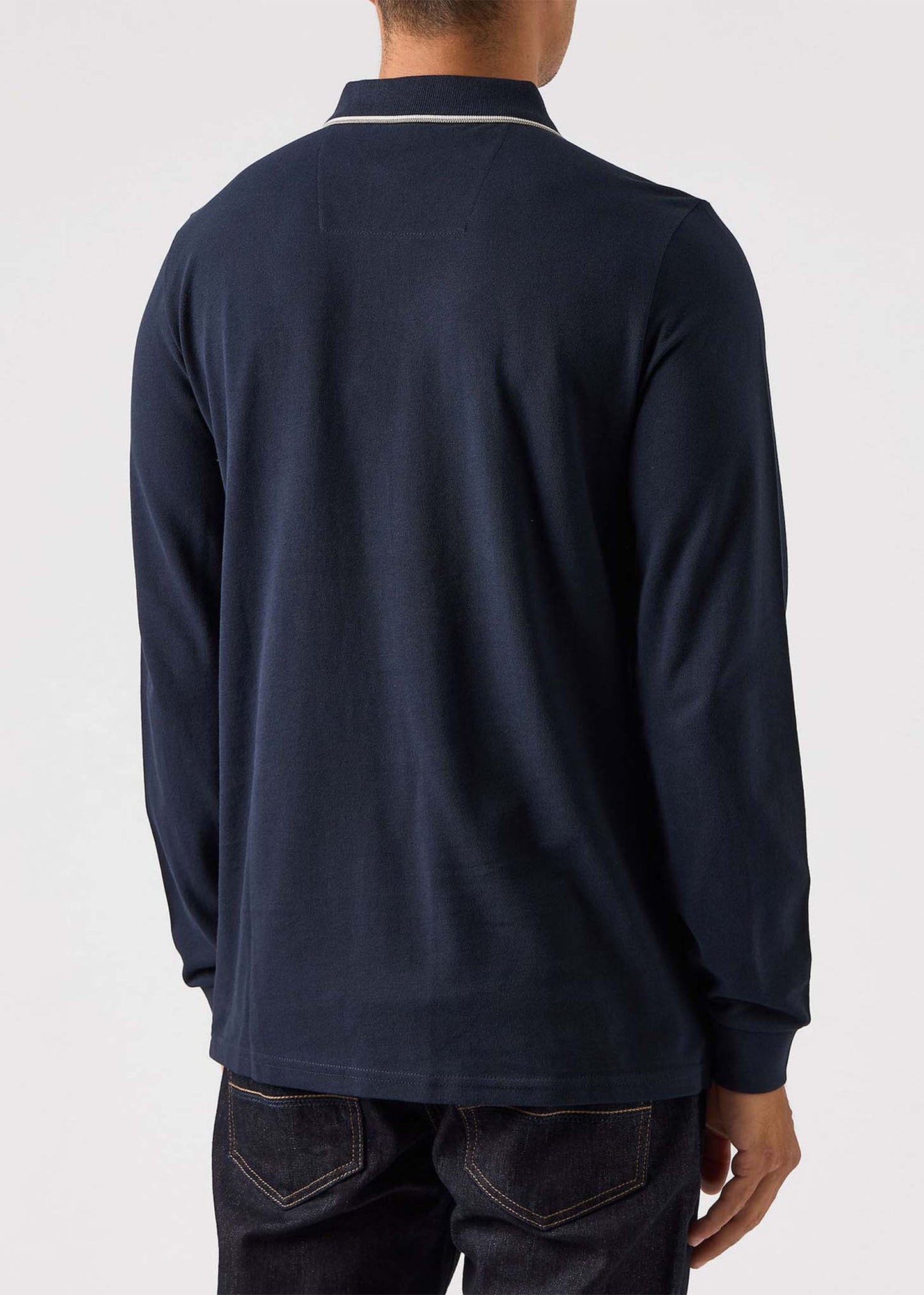 Weekend Offender Longsleeve Polo's  Carola - navy house check 