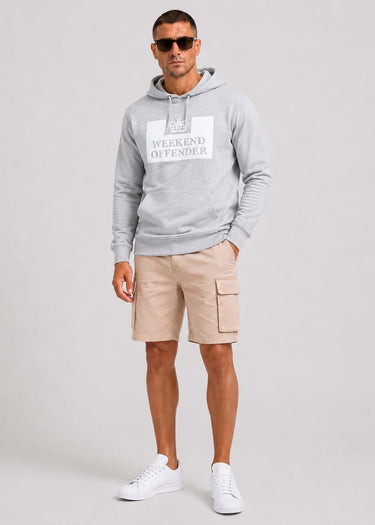 Weekend Offender Hoodies HM service - grey marl