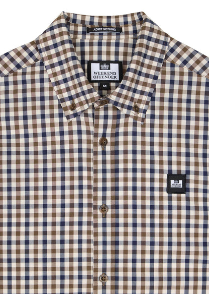 Weekend Offender Overhemden  Lisbon - mid house check 