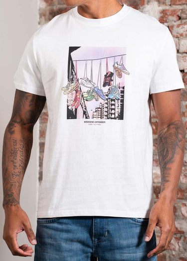 Weekend Offender T-shirts Turf wars - white