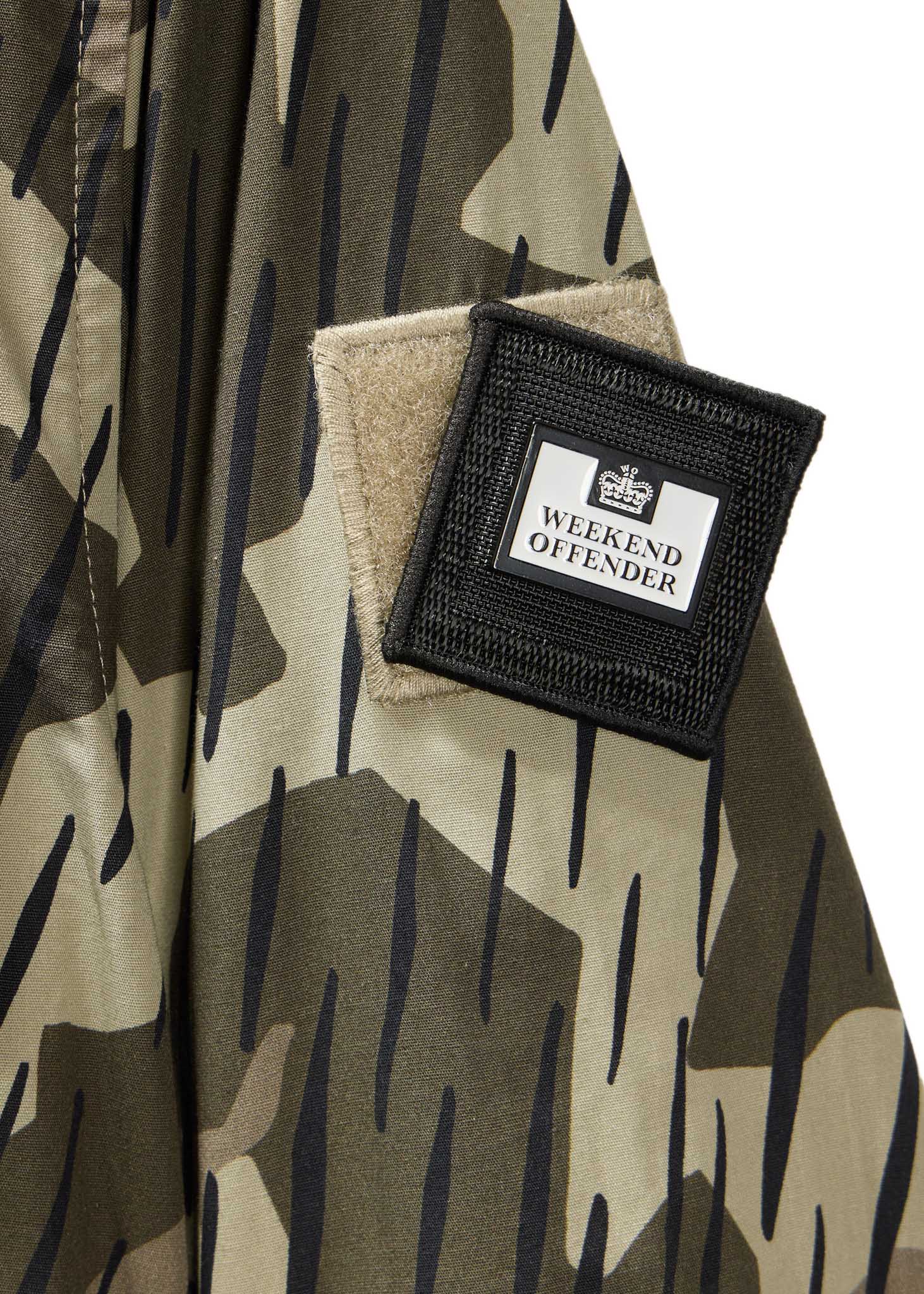 Weekend Offender Overshirts  Waya camo - castle green rain camo 