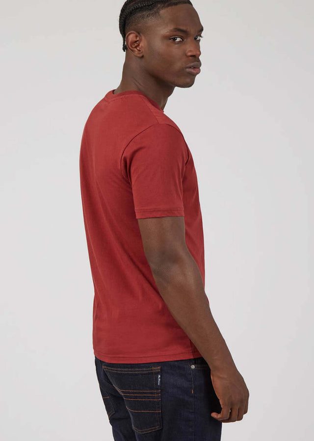 Ben Sherman T-shirts  Signature target tee - claret 