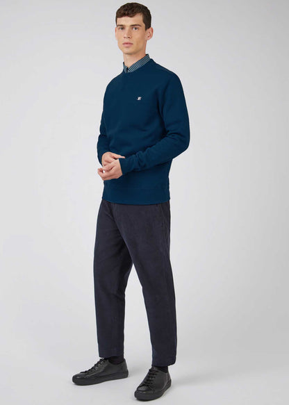 Ben Sherman Truien  B logo crew - marine 