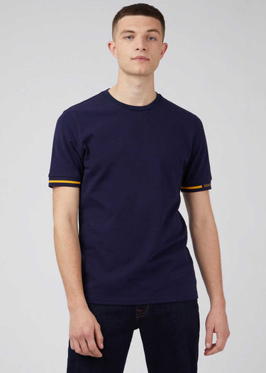 Ben Sherman T-shirts  Pique tee - marine 