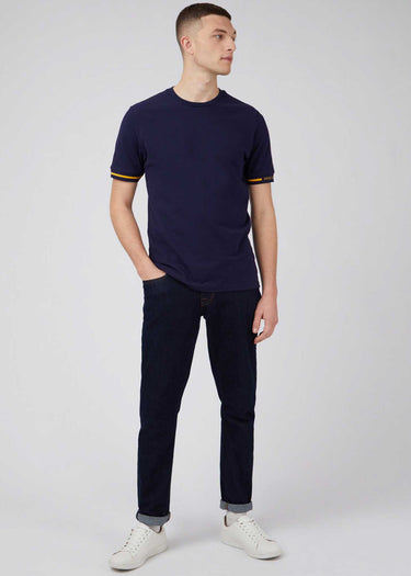 Ben Sherman T-shirts  Pique tee - marine 