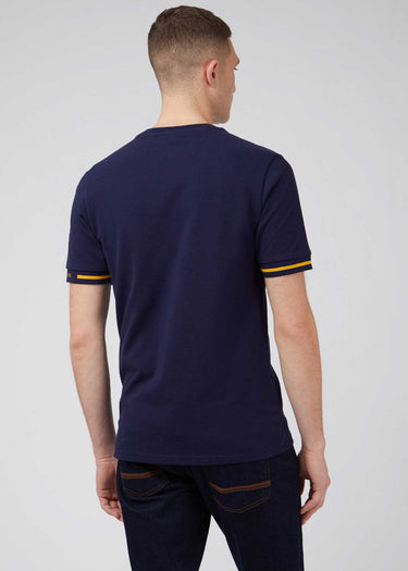 Ben Sherman T-shirts  Pique tee - marine 