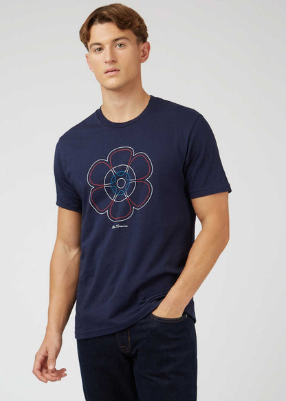Ben Sherman T-shirts  60th anniversary tee - marine 