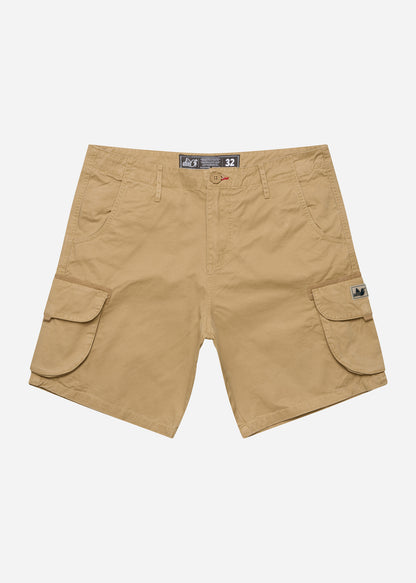 Peaceful Hooligan Korte Broeken  Bunker shorts - stone 