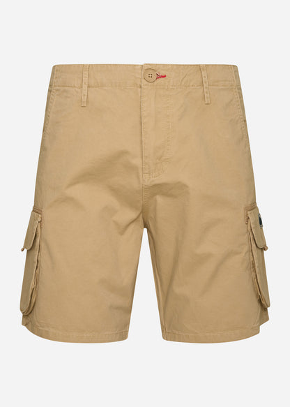 Peaceful Hooligan Korte Broeken  Bunker shorts - stone 