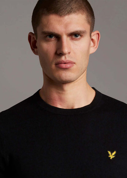 Lyle & Scott Truien  Merino crew jumper - jet black 