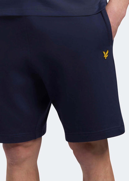 Lyle & Scott Korte Broeken  Sweat short - navy 