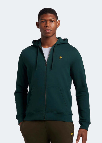 Lyle & Scott Vesten  Zip through hoodie - dark green 