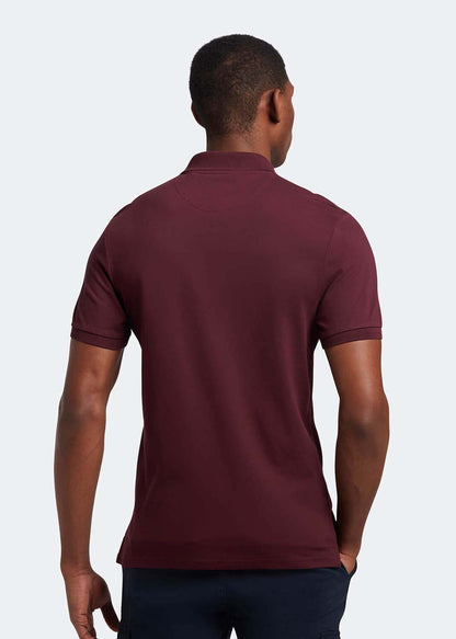 Lyle & Scott Polo's  Plain polo shirt - burgundy 