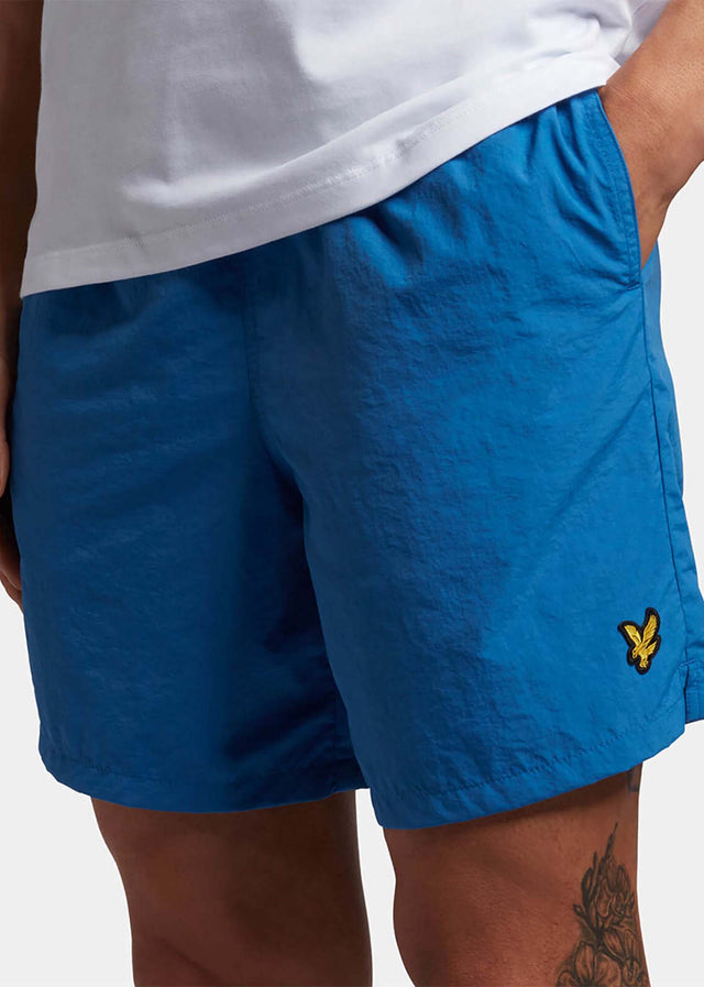 Lyle & Scott Zwembroeken  Plain swimshort - spring blue 