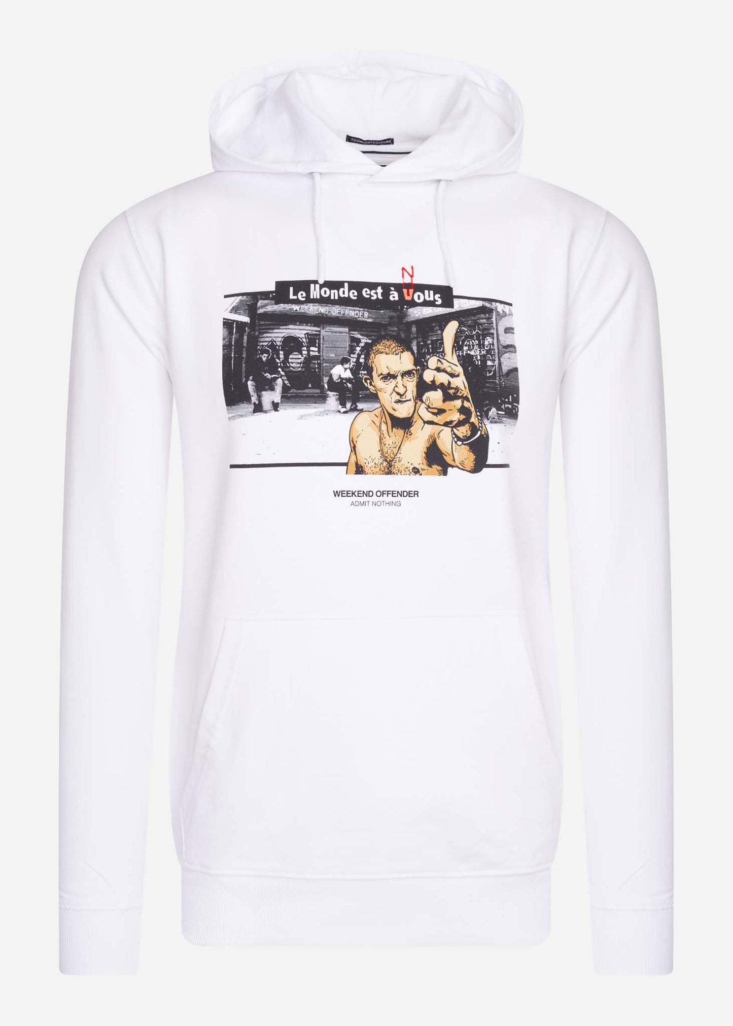 Weekend Offender Hoodies  La haine hoodie - white 