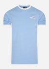 Ellesse T-shirts  Meduno tee - light blue 