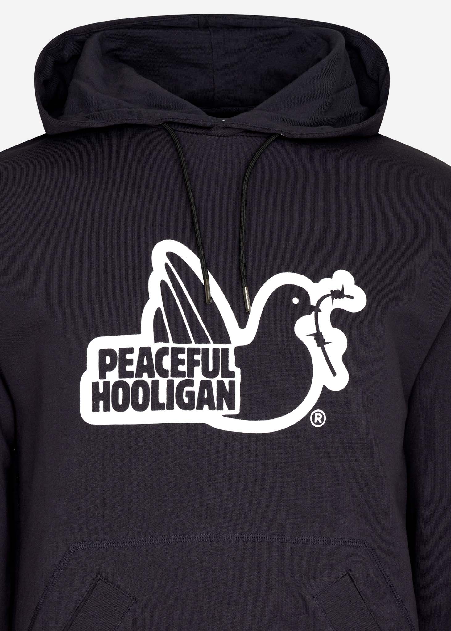 Peaceful Hooligan Hoodies  Outline hoodie - navy 