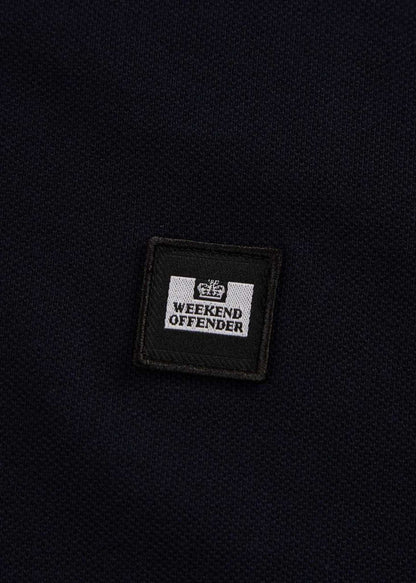 Weekend Offender Longsleeve Polo's  Tavarez - navy 