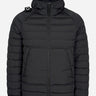 MA.Strum Jassen  Hooded down jacket - jet black 