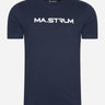 MA.Strum T-shirts  MA.Strum chest print tee - ink navy 
