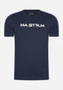 MA.Strum T-shirts  MA.Strum chest print tee - ink navy 