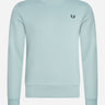 Fred Perry Truien  Crew neck sweatshirt - silver blue 
