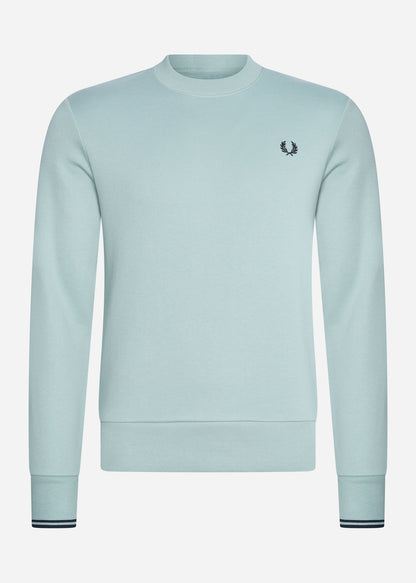 Fred Perry Truien  Crew neck sweatshirt - silver blue 