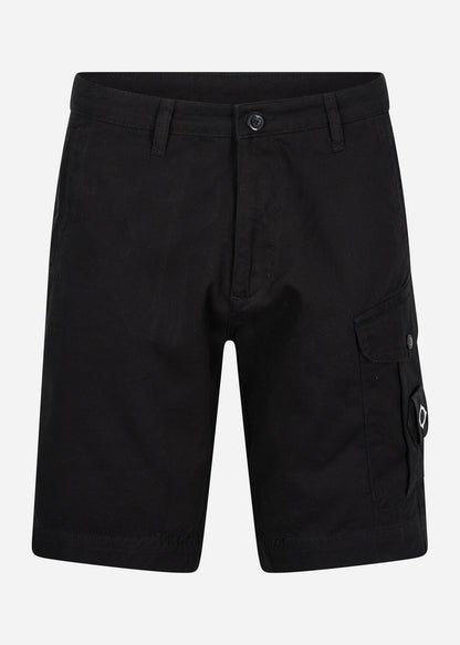 MA.Strum Korte Broeken  Cargo short - jet black 