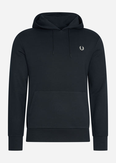 Fred Perry Hoodies  Laurel wreath hooded sweat - black 